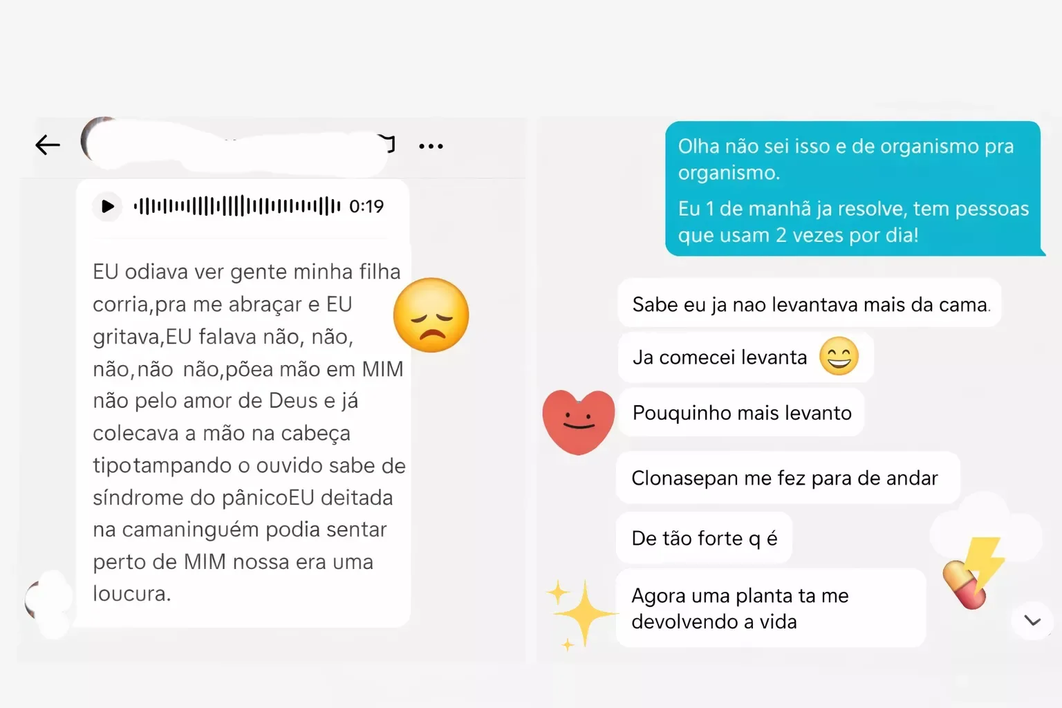 Captura de depoimento de cliente 4